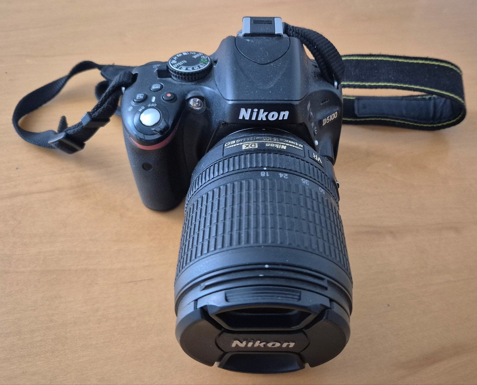 Nikon D5100 spiegelreflexcamera met 18-105mm lens, Gebruikt, Spiegelreflex, Ophalen of Verzenden, 4 t/m 7 keer