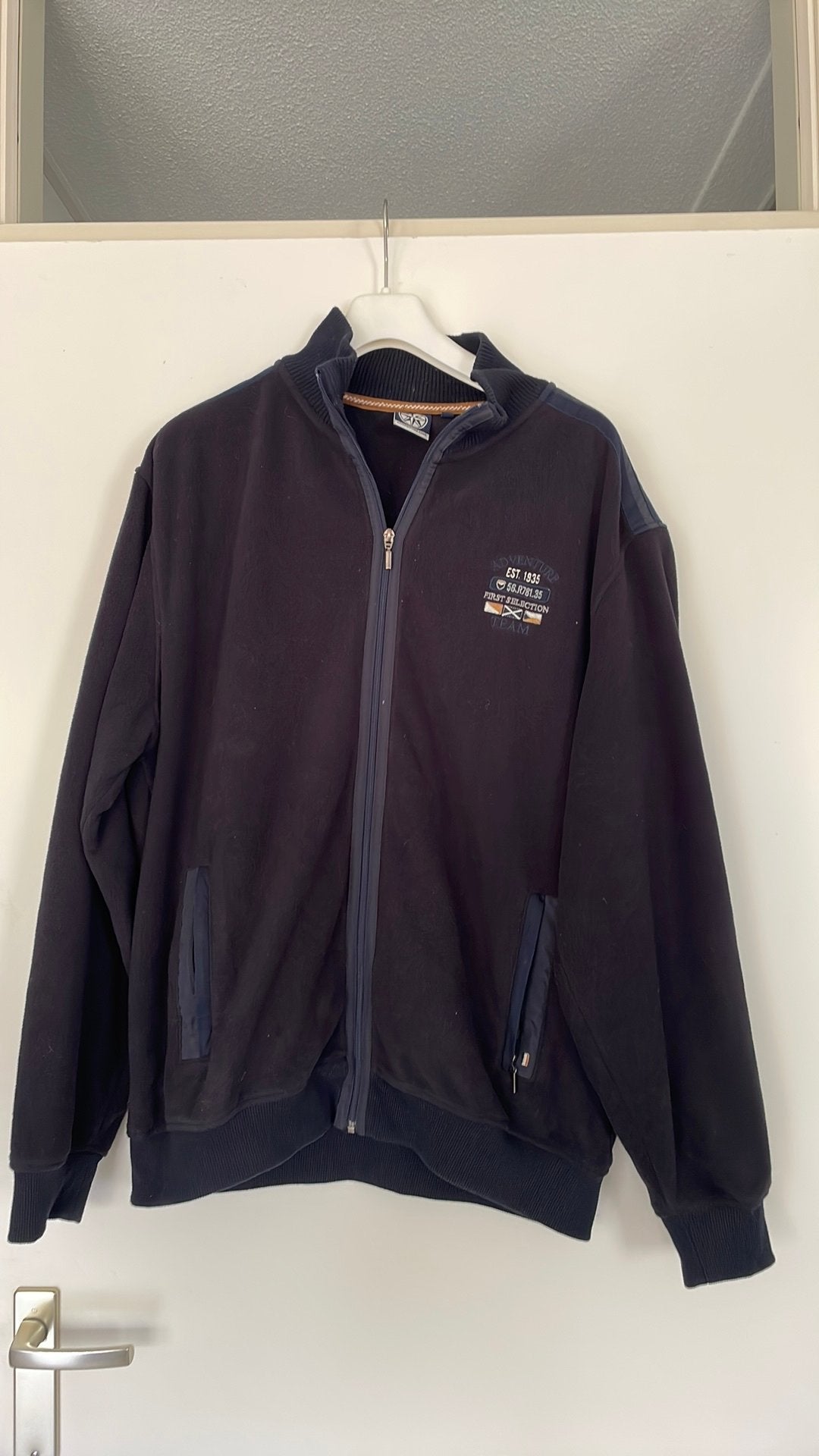 Donker blauw fleece vest maat XXL, Ophalen of Verzenden, Gedragen, Overige maten, Blauw