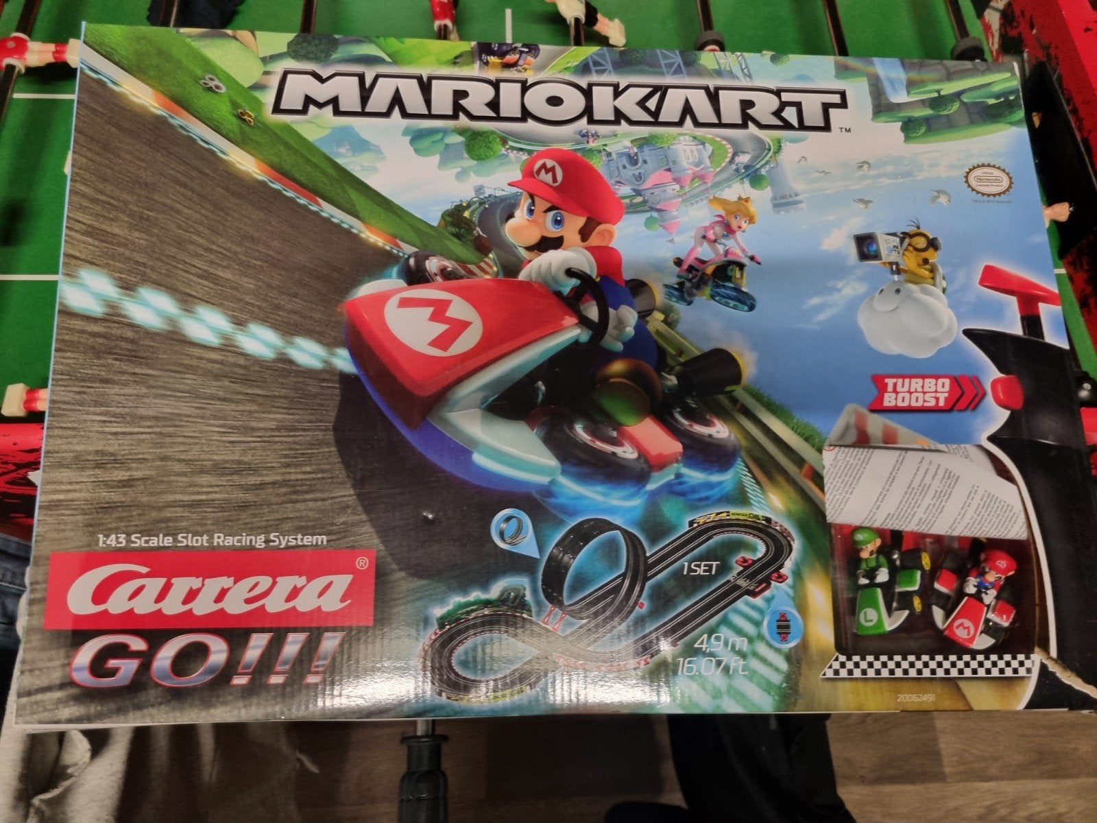 Carrera GO!!! Mario Kart Racebaan, Ophalen, Zo goed als nieuw, Elektrisch, Carrera