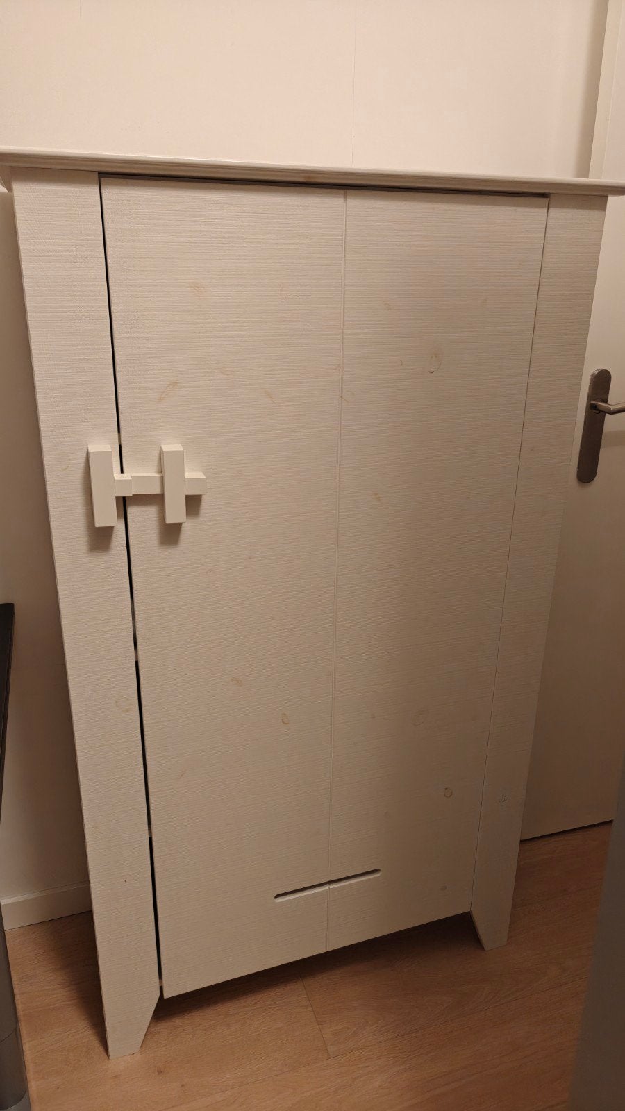 Stoere Woood kledingkast voor jongenskamer, Ophalen, Gebruikt, Kast, 105 cm of meer