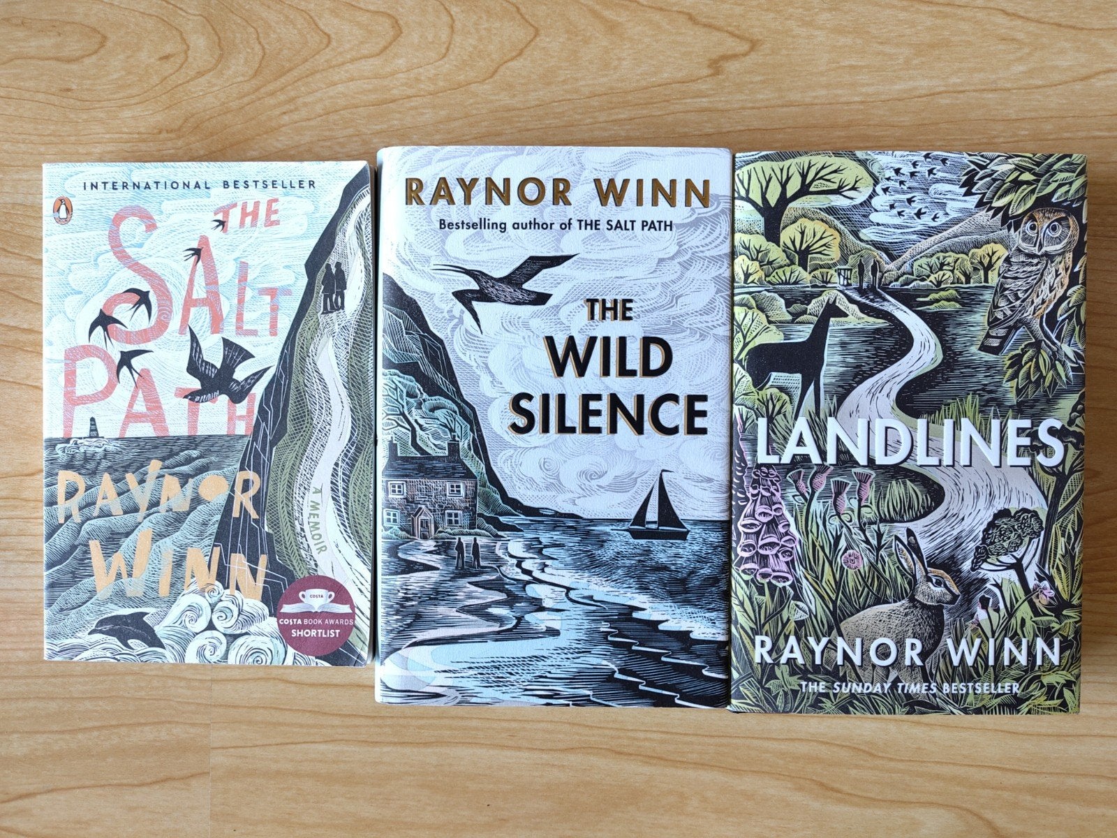 3× Raynor Winn, Ophalen of Verzenden, Gelezen, Raynor Winn, Fictie