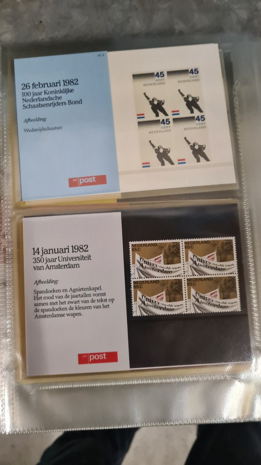 Nederlandse Postzegelmapjes - 1 - 246b, Ophalen of Verzenden, Na 1940, Gestempeld