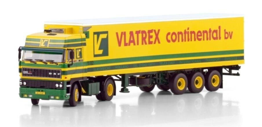 WSI DAF 3300 SPACE CAB + KOELTRAILER VLATREX, ., Nieuw, Ophalen of Verzenden, Bus of Vrachtwagen