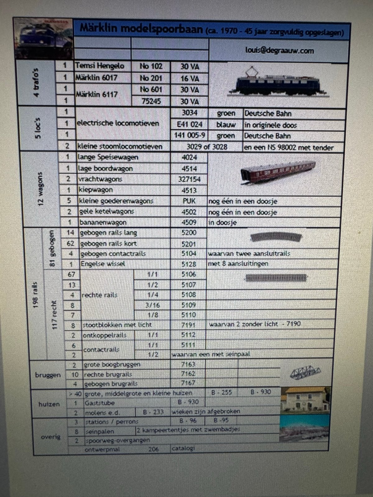 Märklin modelspoorbaan (ca. 1970) - Grote collectie, Wisselstroom, Ophalen of Verzenden, Märklin, Gebruikt