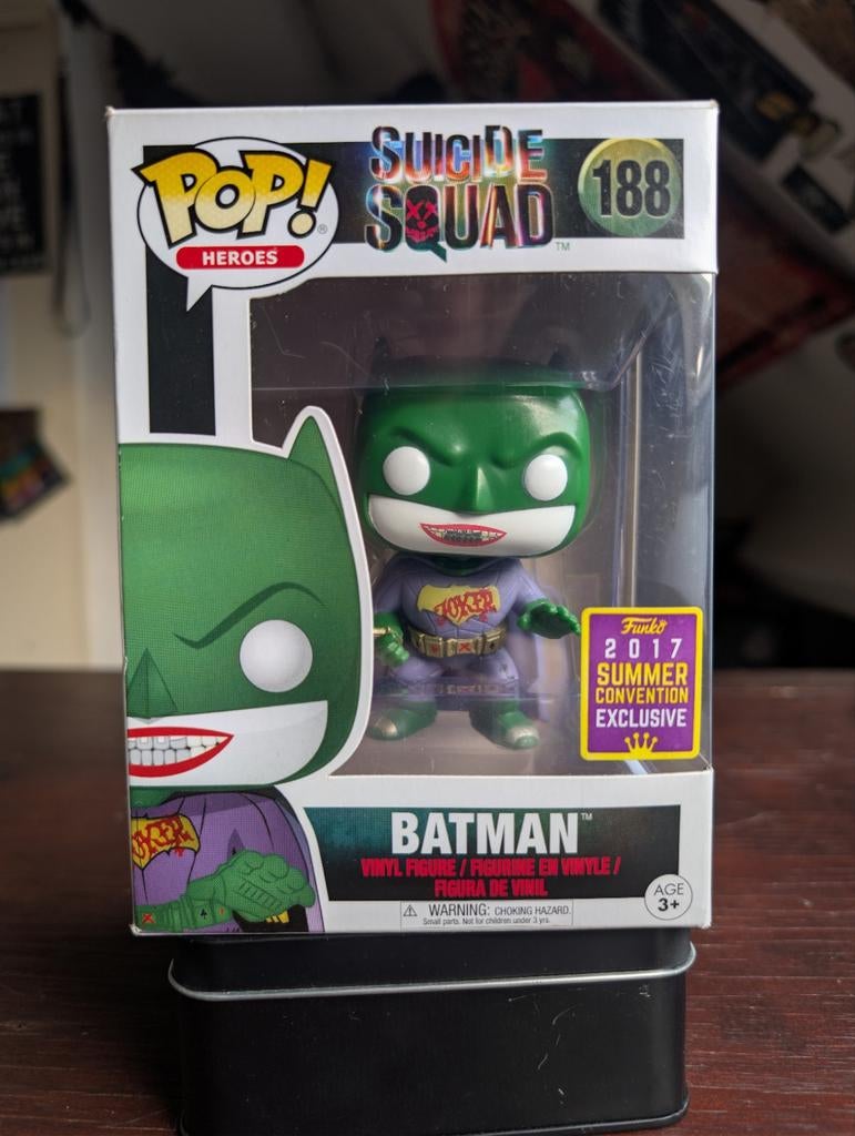 Funko Pop! Suicide Squad: Batman #188 Summer Convention 2017, Ophalen of Verzenden, Nieuw