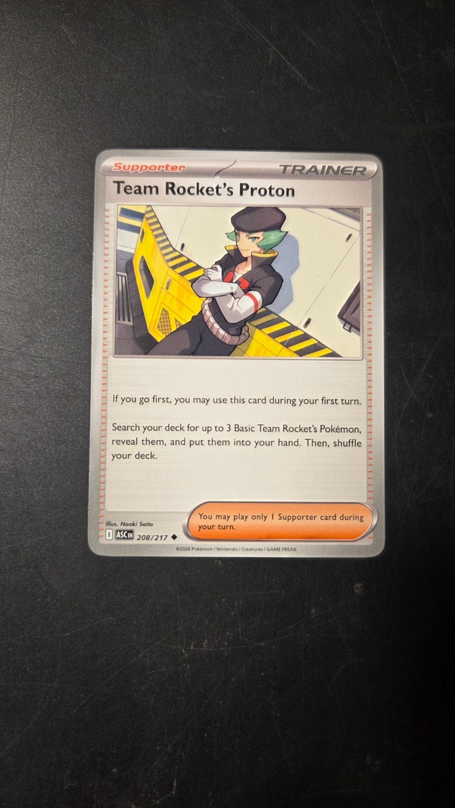 Team Rocket's Proton 208/217 - Ascended Heroes, Verzenden, Zo goed als nieuw, Losse kaart