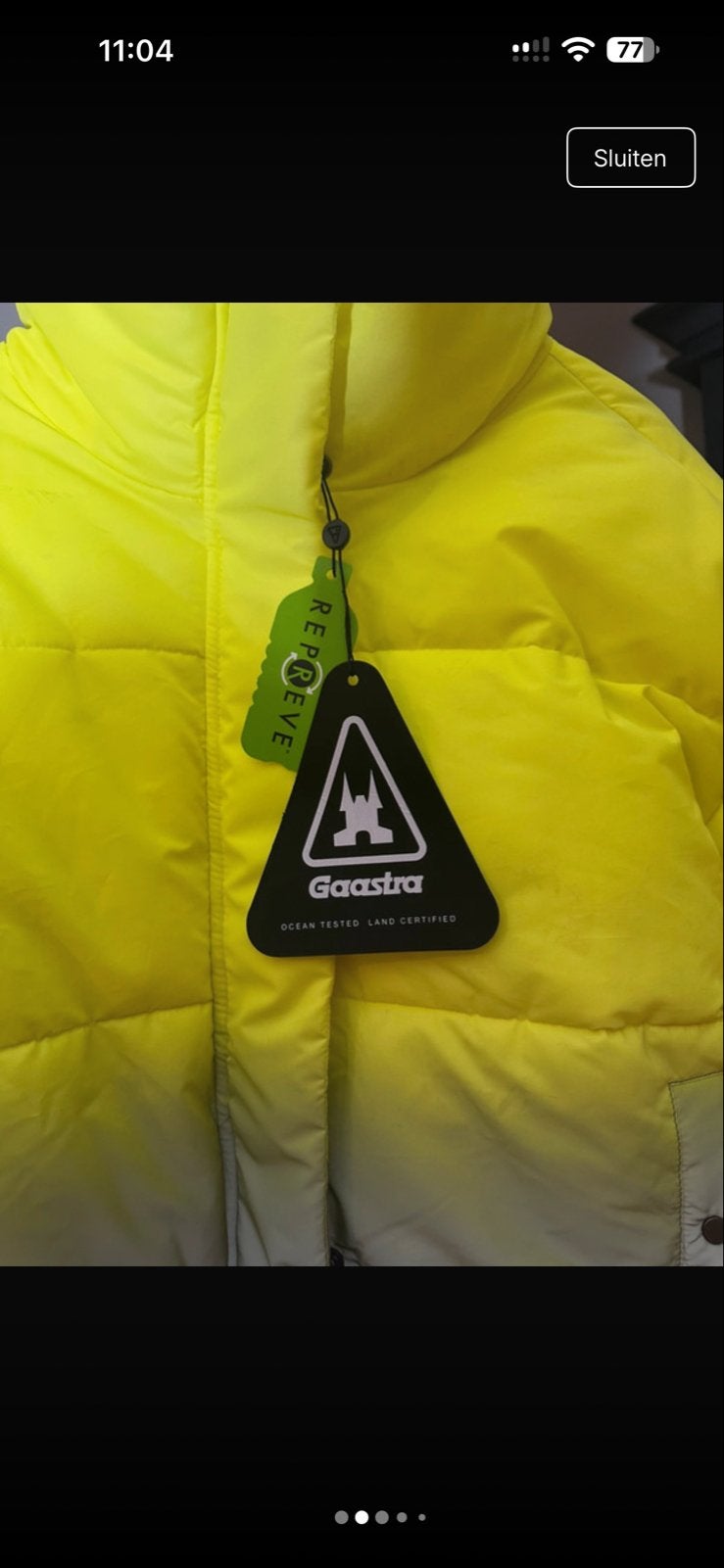 Gaastra Pufferjack met kleurverloop - Nieuw met kaartjes, Ophalen of Verzenden, Nieuw, Maat 38/40 (M), Geel
