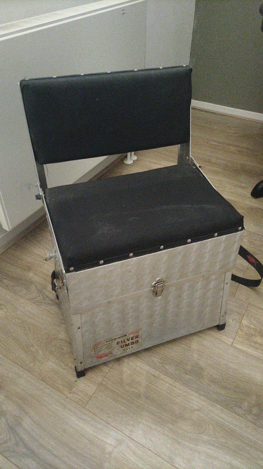 Viskoffer met zitvlak  - Silver Jumbo, Ophalen, Gebruikt