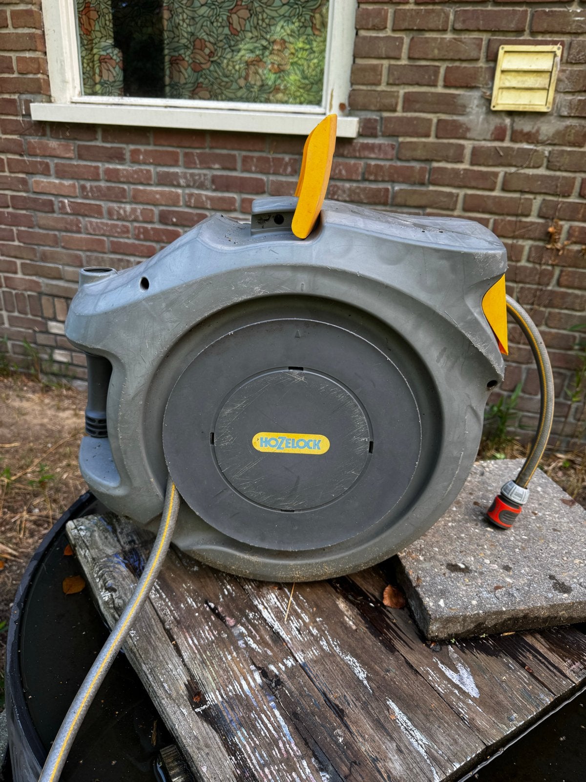 Hozelock Auto Reel 30 meter tuinslanghaspel, Ophalen, Gebruikt, Tuinslanghaspel