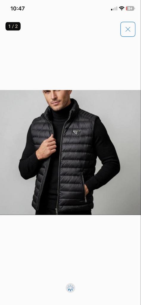 Prada Bodywarmer Heren - Maat XL niew, Kleding | Heren, Ophalen, Nieuw, Maat 56/58 (XL), Zwart