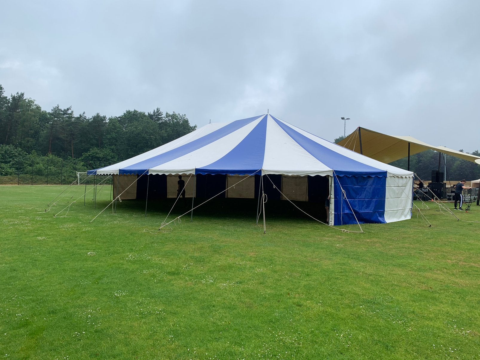 Te huur spantent 19x14 m. Partytent, circustent, feestent, Ophalen of Verzenden, Zo goed als nieuw, Overige