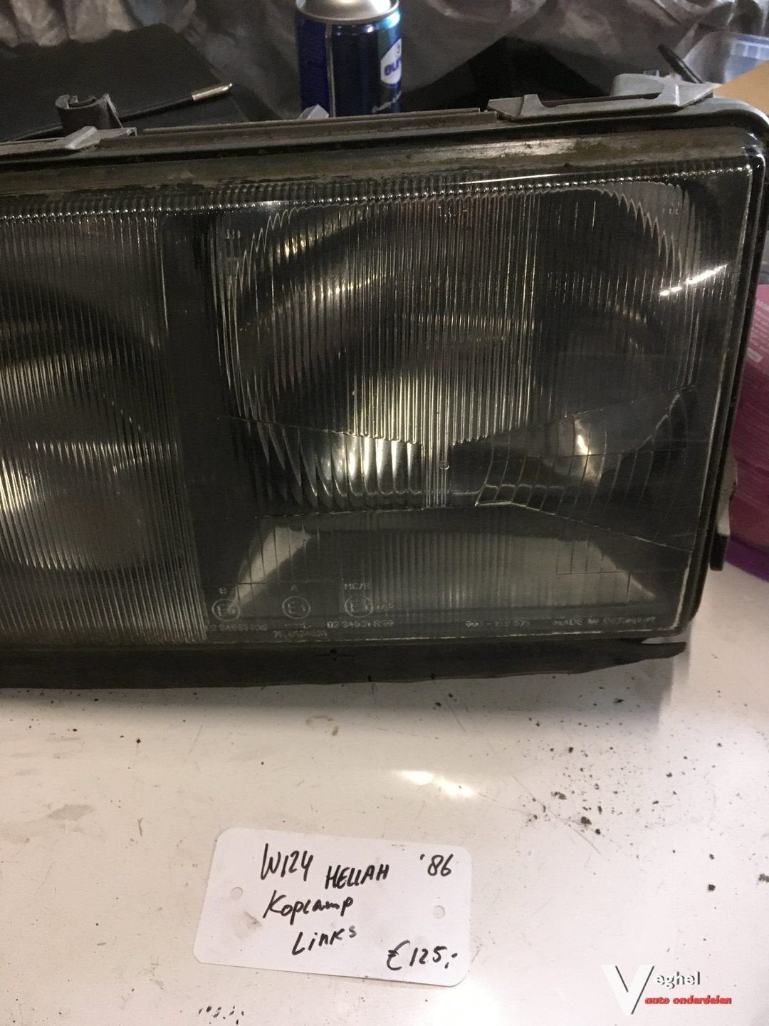 Mercedes w124 Koplamp Links 1989, Auto-onderdelen, Gebruikt, -, -, Ophalen of Verzenden