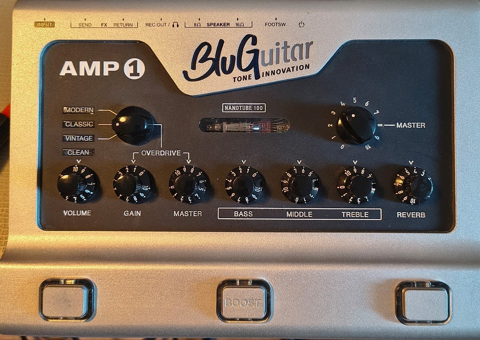 Defecte BluGuitar AMP1 Silver Edition - Reparatie nodig, Ophalen, Gebruikt