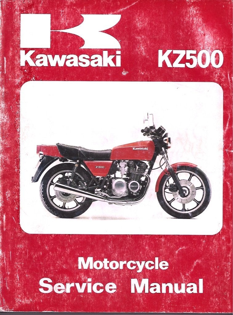 Kawasaki KZ500 service manual (1344z), Ophalen of Verzenden, Kawasaki