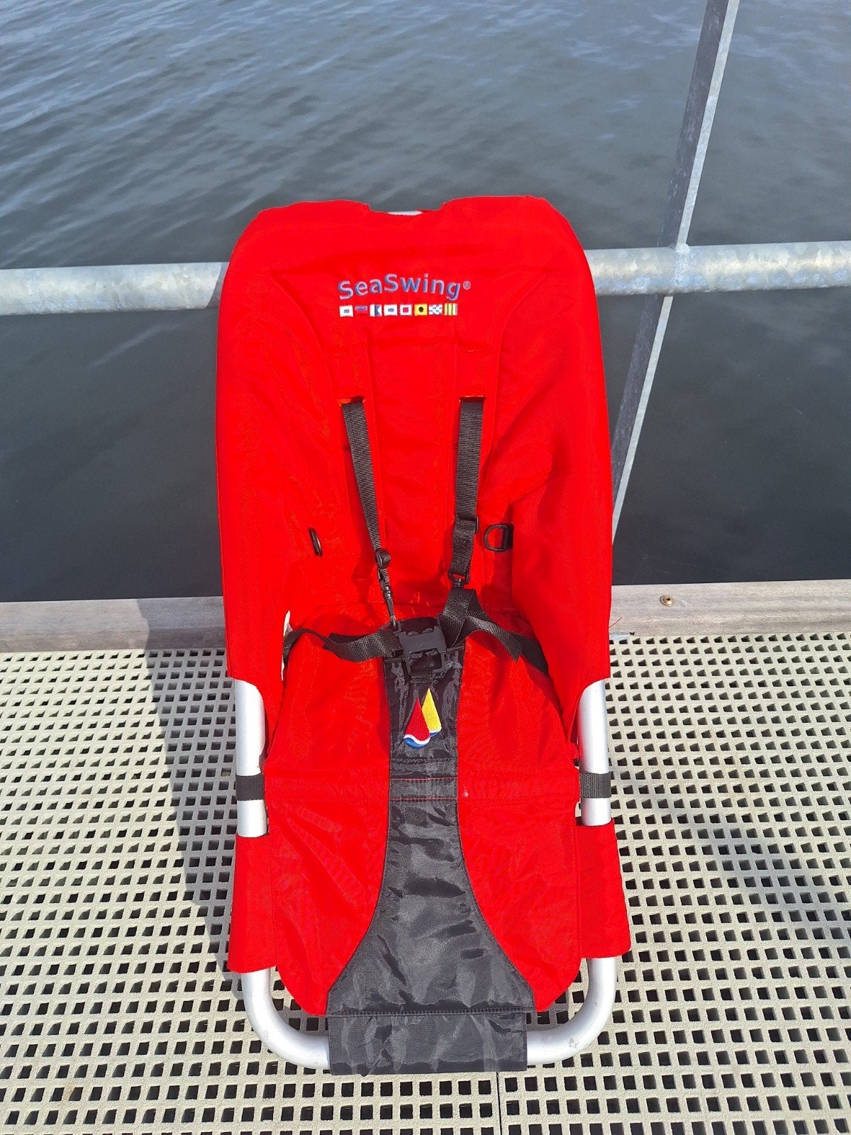 Cardanische peuterstoel van SeaSwing, Watersport en Boten, Ophalen of Verzenden, Gebruikt, Interieur en Kussens