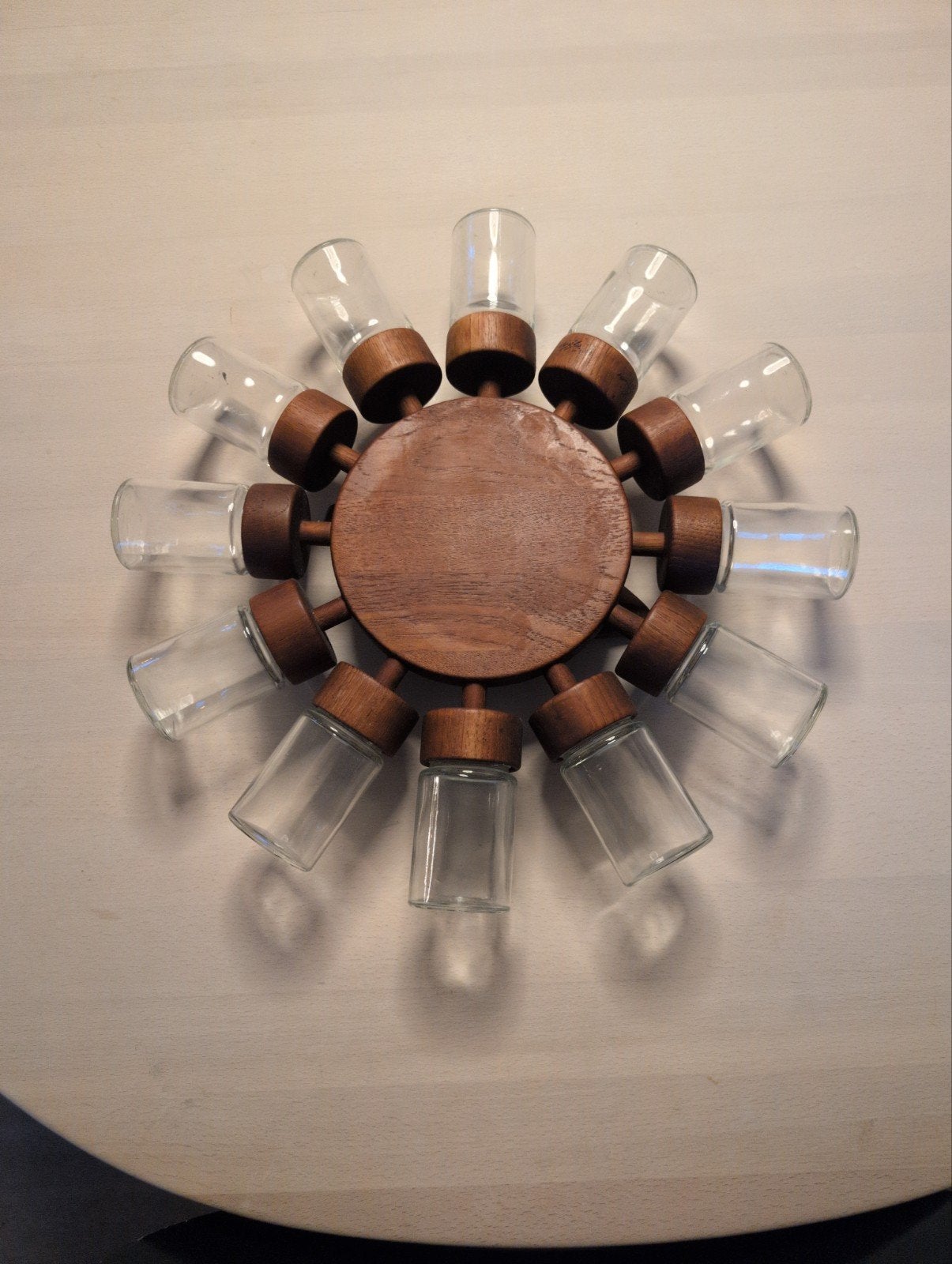 Digsmed Teakhouten Kruidenrek - Jaren '60 Deens Design, Ophalen of Verzenden