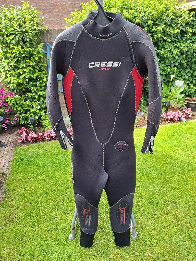 Cressi dames duikpak 7mm + overpak, Ophalen, Gebruikt