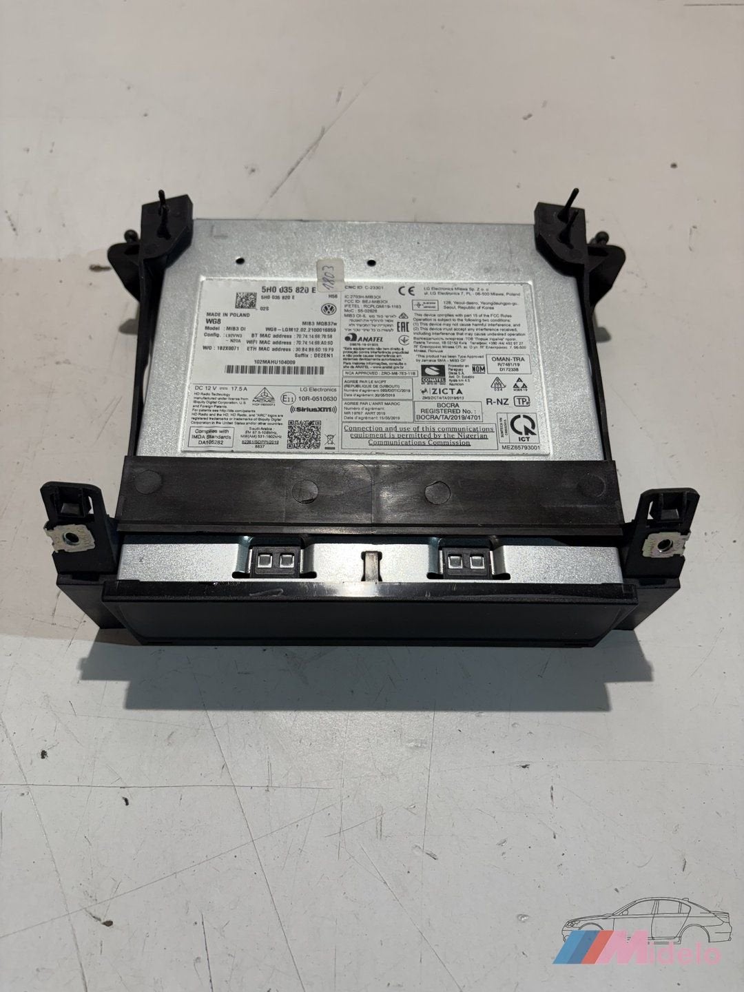 VW GOLF VIII RADIO MODULE 5H0035820E, Ophalen of Verzenden, -, -, -