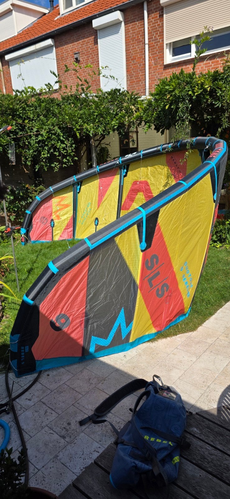 Duotone Rebel SLS 9m 2024 1X GEBRUIKT!, Ophalen, 9 m², Geen board, Zo goed als nieuw