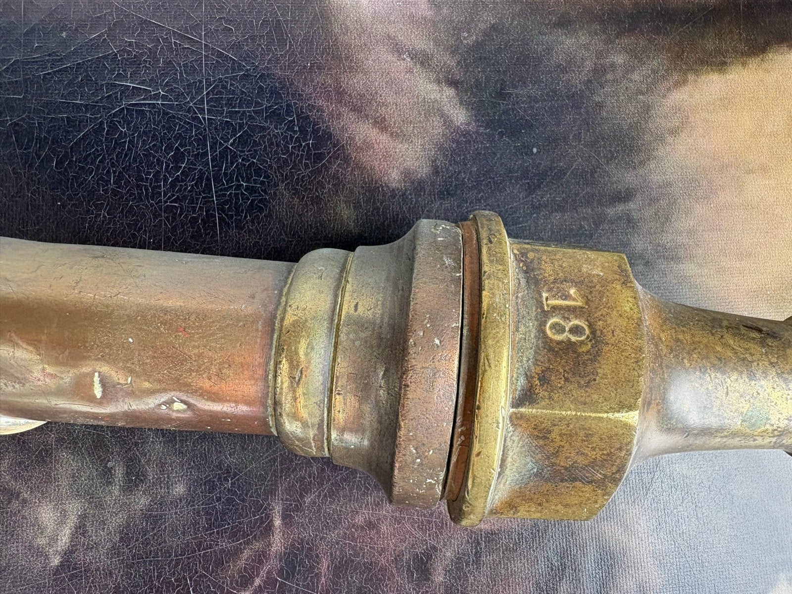 Antieke Koperen Brandweerspuit - Bikkers & Zoon 1886, Ophalen