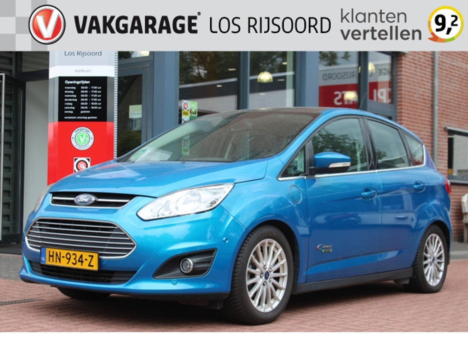 Ford C-MAX 2.0 PHEV Aut. *Titanium* | Panorama | Leder | Cam, Auto's, Automaat, 137 pk, Gebruikt, 4 cilinders