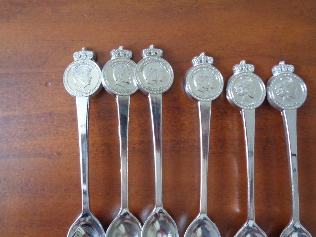 6 lepeltjes Willem Alexander/Maxima, Ophalen of Verzenden, Nieuw, Nederland, Speld(je) of Lepel(tje)
