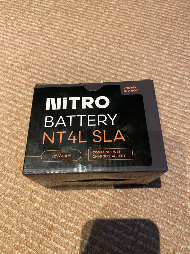 Nitro batterij scooter accu 12V, Fietsen en Brommers, Brommeronderdelen | Scooters, Ophalen, Nieuw, Overige typen, Overige merken