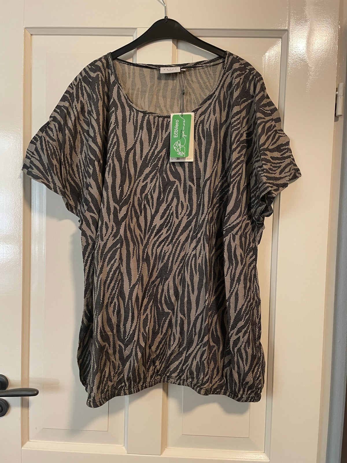 Kaffe Curve Blouse Zebraprint Maat 50 Nieuw met kaartje, Ophalen of Verzenden, Nieuw, Meerkleurig, Blouse of Tuniek