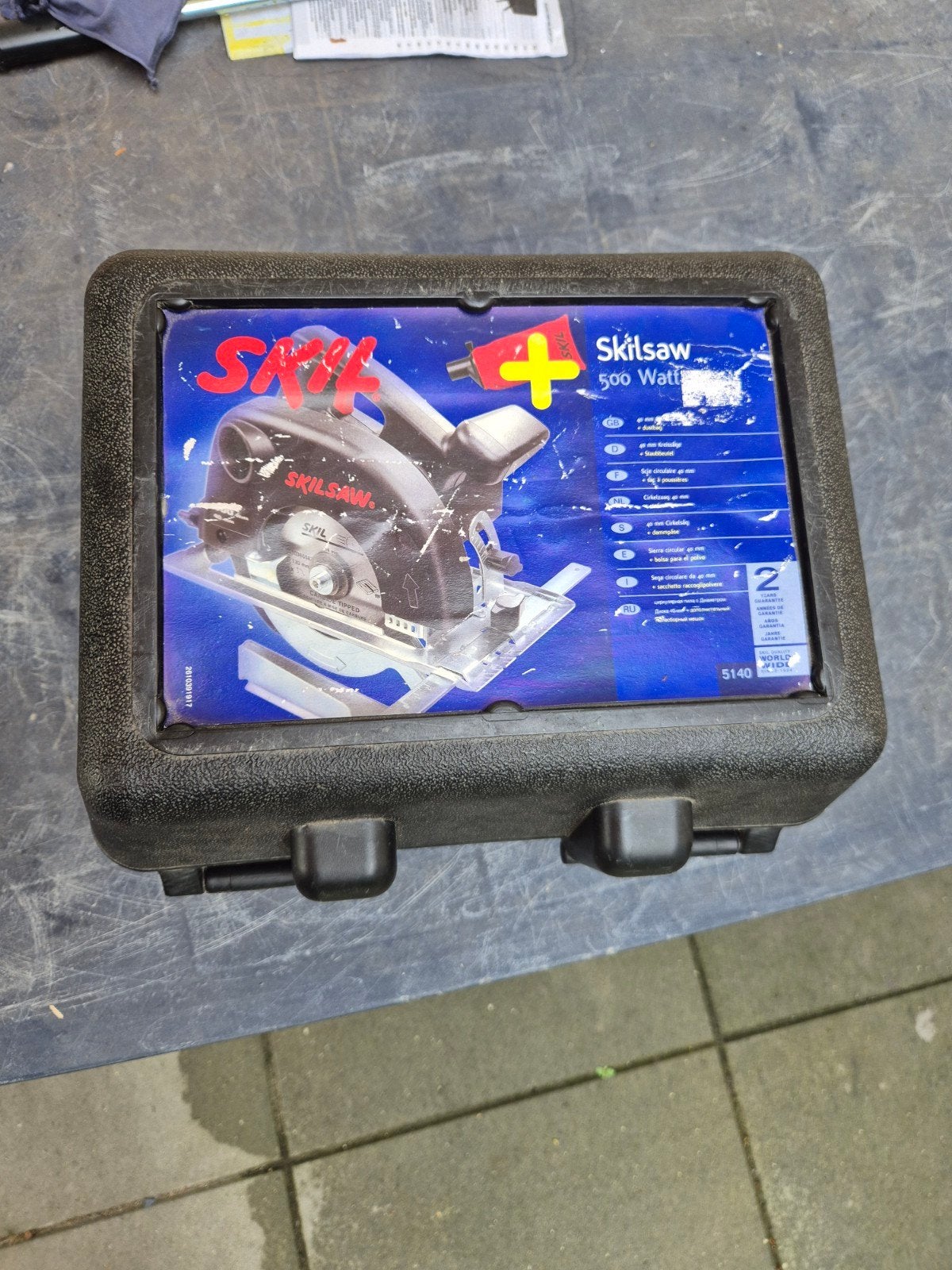 Skilsaw 500 Watt Cirkelzaag - Compact en Krachtig, Gebruikt, Cirkelzaag, 30 tot 70 mm, Minder dan 600 watt
