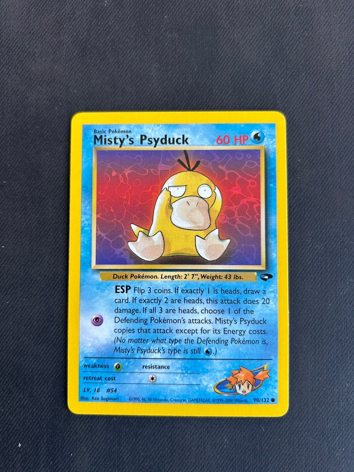 Misty’s Psyduck, Ophalen of Verzenden, Nieuw, Losse kaart, Foil
