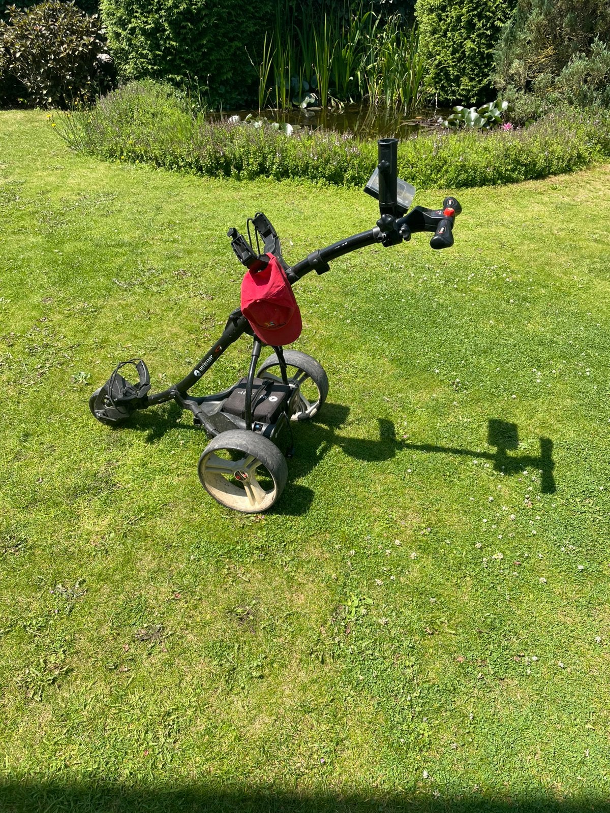 Electrisch golfkar met accu, Sport en Fitness, Golf, Ophalen of Verzenden, Gebruikt, Golfkar