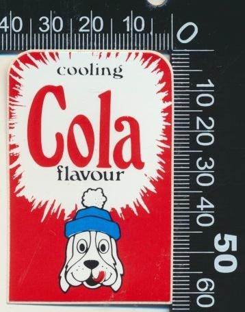 Sticker: Cooling Cola flavour, Ophalen of Verzenden, Zo goed als nieuw, Bedrijf of Vereniging