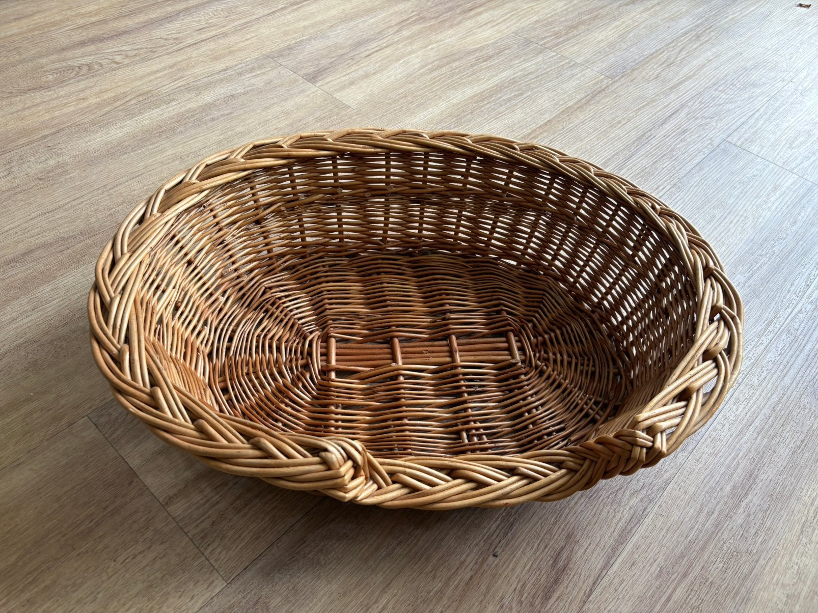 Rieten rotan mand voor kat of hond hondenmand kattenmand, Ophalen, Gebruikt, Riet