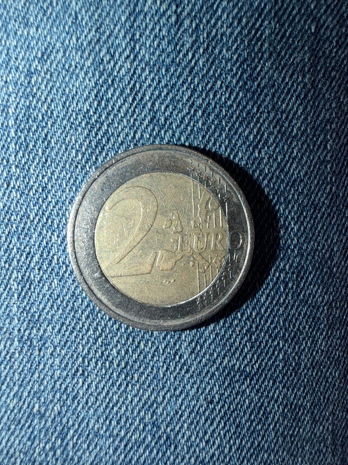 2 Euro munt Duitsland 2002 met adelaar, Postzegels en Munten, Munten | Europa | Euromunten, Ophalen of Verzenden, Duitsland, 2 euro