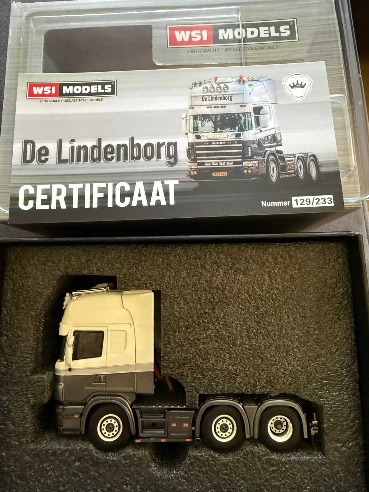 WSI Scania de Lindenborg, Hobby en Vrije tijd, Ophalen of Verzenden, Zo goed als nieuw, Bus of Vrachtwagen, Wsi