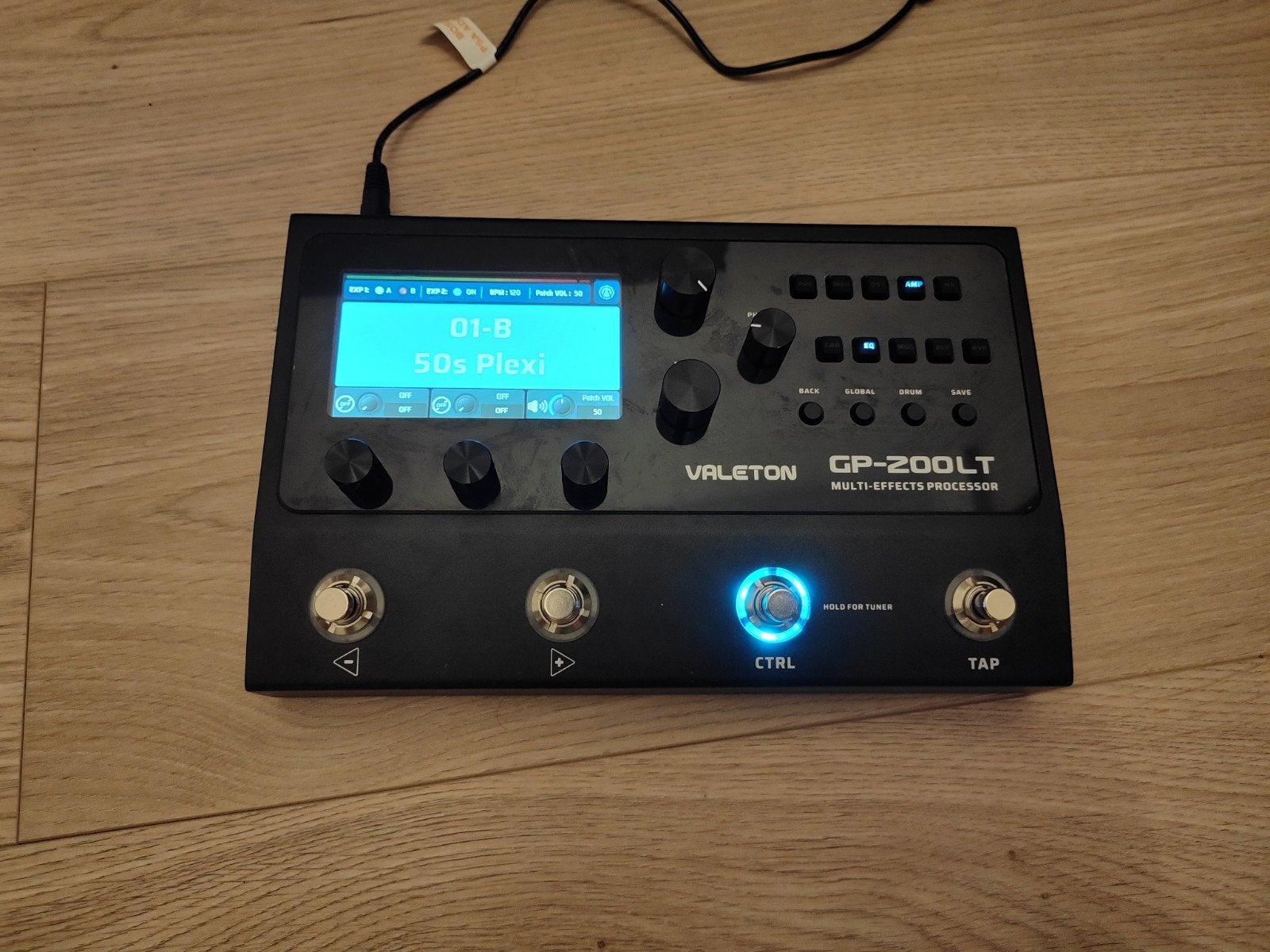 Valeton GP-200LT Multi-effect Processor, Ophalen of Verzenden, Zo goed als nieuw, Delay of Echo