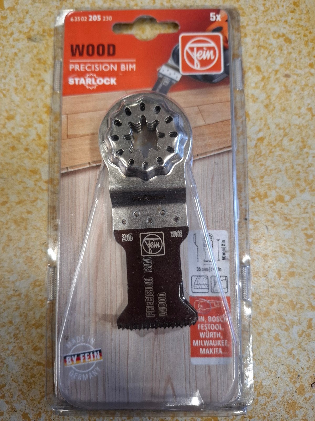 FEIN starloch multitool zaagjes voor hout, Ophalen of Verzenden, Nieuw
