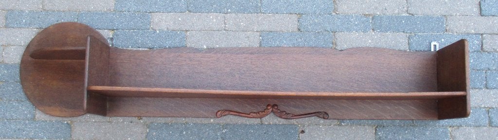Houten boeken wandrek boekenrek  jaren 40, Ophalen
