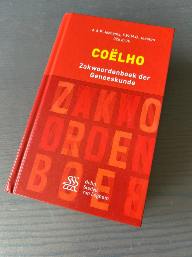 Coëlho - zakboek der Geneeskunde (32e druk), Boeken, Woordenboeken, Ophalen of Verzenden, Zo goed als nieuw, Overige uitgevers