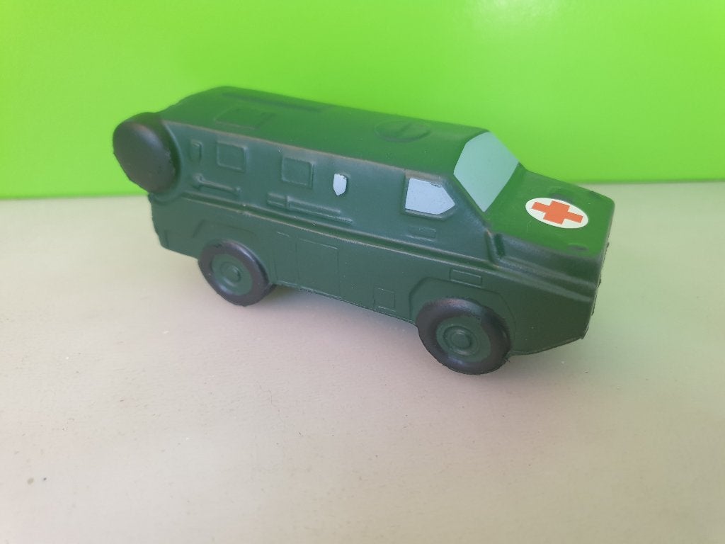 Rubber - Bushmaster Army Ambulance [groen] 1/50, Ophalen of Verzenden, Gebruikt, Bus of Vrachtwagen, Overige merken