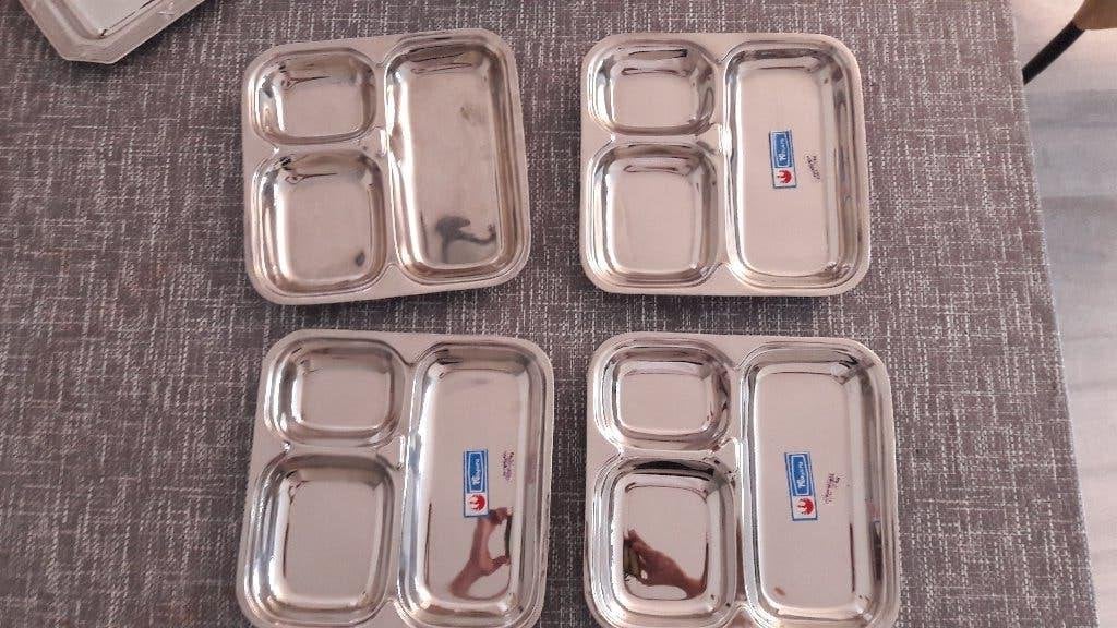 Borden - Indiase - Thali, Ophalen of Verzenden, Zo goed als nieuw, Bord(en), Overige stijlen