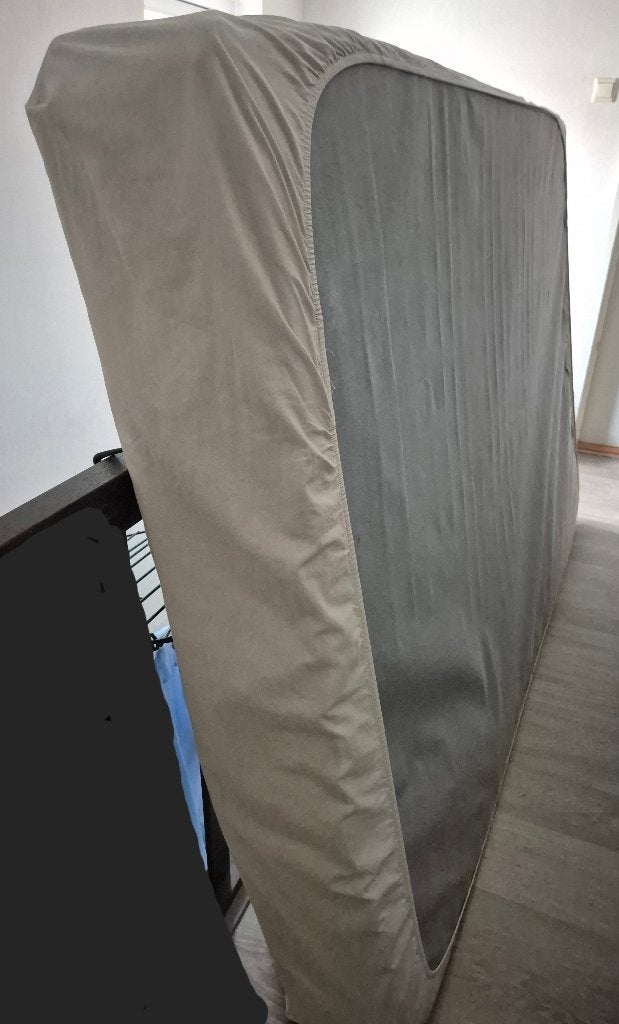 matras met topper, Huis en Inrichting, Slaapkamer | Matrassen en Bedbodems, Ophalen, Gebruikt, Tweepersoons, 140 cm