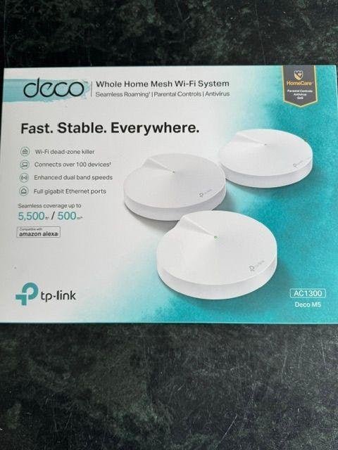 Wifi-versterkers, set van 3; TP-link deco, Computers en Software, WiFi-versterkers, Ophalen of Verzenden, Gebruikt, TP-Link Deco