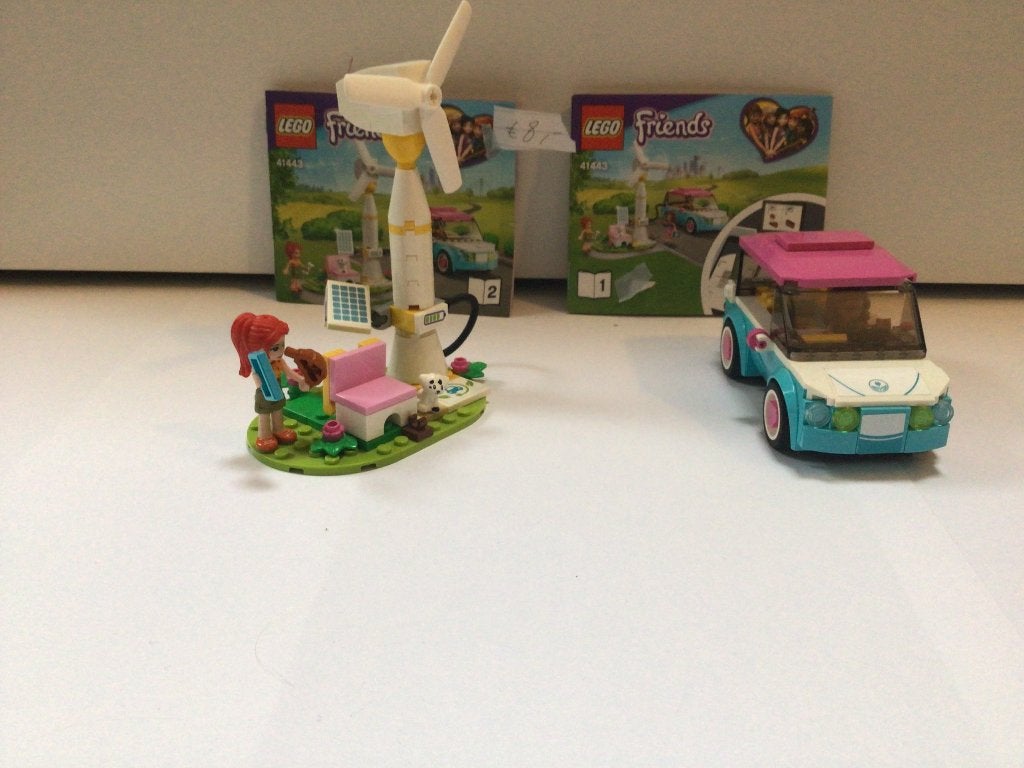 Lego Friends auto met windmolen 41443, Lego, Friends, Ophalen of Verzenden, Zo goed als nieuw