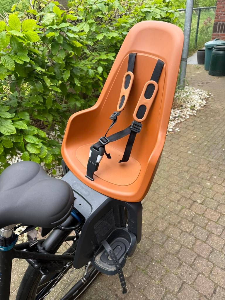 Bobike maxi one fietsstoel achterop met click en go systeem, Ophalen, Achterzitje, 9 t/m 18 kg, Gebruikt