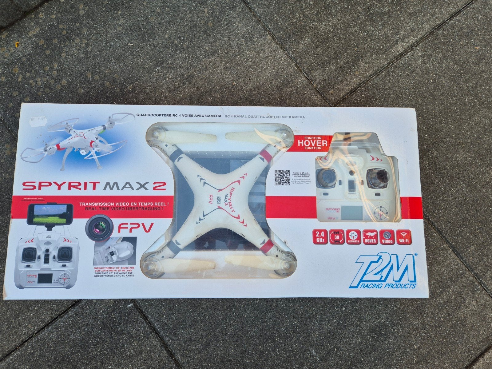 T2M Spyrit Max 2 Drone met FPV Camera en Hover Functie, Ophalen of Verzenden