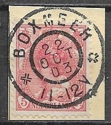 130.nederland nvph 60 stempeL BOXMEER, Postzegels en Munten, Ophalen of Verzenden, T/m 1940, Gestempeld