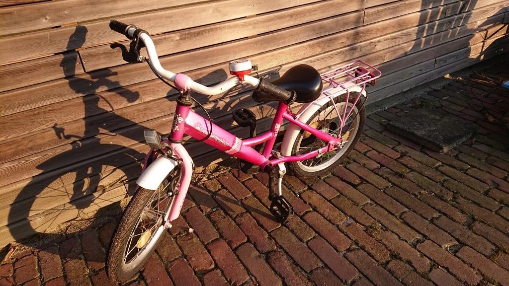 fiets 16 inch, Fietsen en Brommers, Fietsen | Kinderfietsjes, Ophalen, Gebruikt, Terugtraprem, 16 tot 20 inch