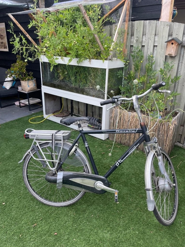 Elektrische Gazelle Chamonix Fiets - opknapper, Ophalen, Minder dan 30 km per accu, Gebruikt, 55 tot 59 cm