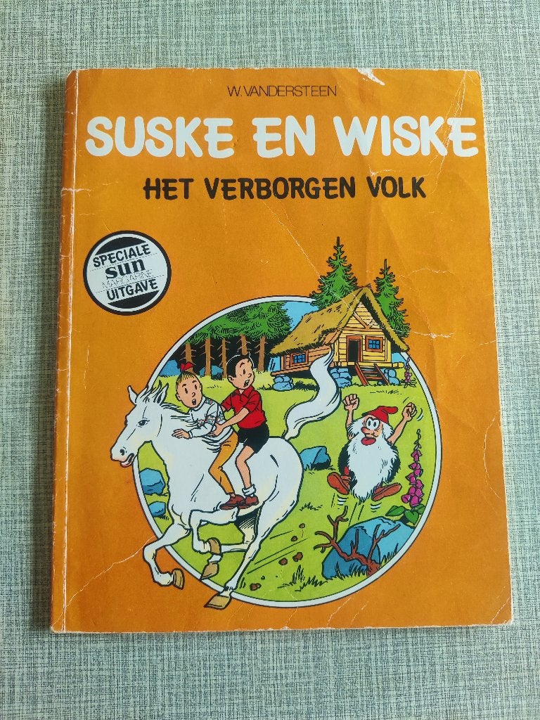 Suske en Wiske Speciale sun margarine uitgave 1977, Gelezen, W. Vandersteen, Eén stripboek, Ophalen of Verzenden